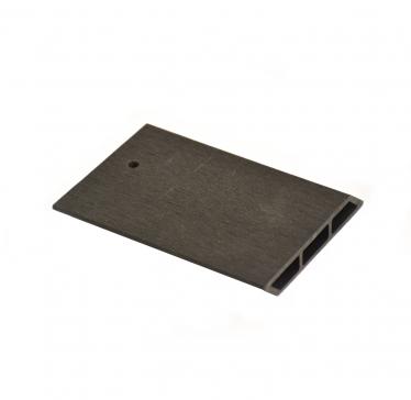 WPC ΠΑΡΑΓΩΝΟ ΠΕΡΙΦΡΑΞΗ 12cm ΜΕ ΝΕΡΑ ΞΥΛΟΥ ΓΚΡΙ ΣΚΟΥΡΟ