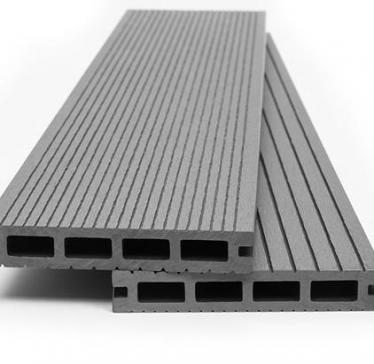 WPC DECK ΔΑΠΕΔΟ ΜΕ ΧΤΕΝΙ ΜΠΡΟΣ ΠΙΣΩ ΓΚΡΙ